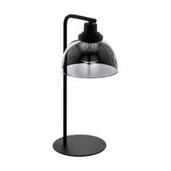 EGLO BELESER, Noir, Verre, Acier, Salon, IP20, II, E27