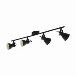 EGLO Seras 2, Spot d'éclairage de surface, GU10, 4 ampoule(s), 220-240 V, Noir