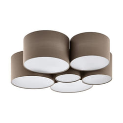 EGLO PASTORE 1 éclairage de plafond Taupe, Blanc E27