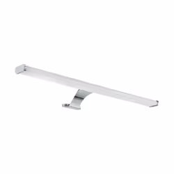 EGLO VINCHIO, Chrome, Blanc, Plastique, Acier, IP44, Salle de bains, LED, 10 W