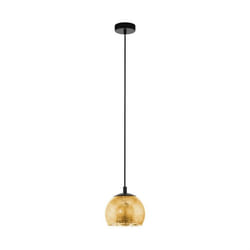 EGLO ALBARACCIN éclairage en suspension Support flexible E27 Noir, Or