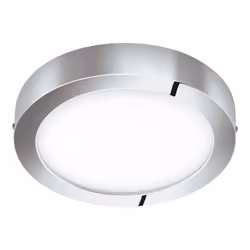 EGLO FUEVA-C, LED, 2800 lm, IP44, Chrome, Blanc