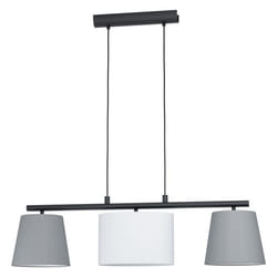 EGLO ALMEIDA 1 éclairage en suspension Support flexible E14 Noir, Gris, Blanc