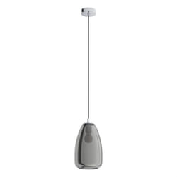 EGLO ALOBRASE éclairage en suspension Support flexible E27 Noir, Chrome