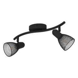 EGLO Carovigno Spot d'éclairage de surface Noir E14 40 W