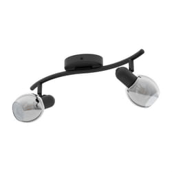 EGLO Pollica Spot d'éclairage de surface Noir, Transparent E14 28 W