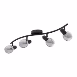EGLO POLLICA, E14, IP20, Noir, Transparent