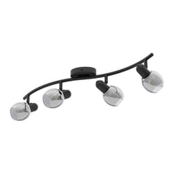 EGLO POLLICA éclairage de plafond Noir, Transparent E14