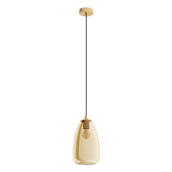 EGLO ALOBRASE éclairage en suspension Support flexible E27 LED Laiton