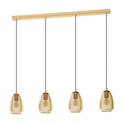 EGLO ALOBRASE éclairage en suspension Support flexible E27 LED Laiton