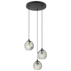 EGLO Ariscani éclairage en suspension E27 40 W Noir, Transparent