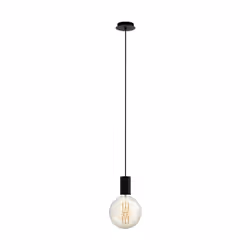 EGLO Pozueta, Support de fixation, Noir, Noir, Acier, Rond, Universel
