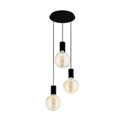 EGLO Pozueta éclairage en suspension Support de fixation E27 40 W Noir