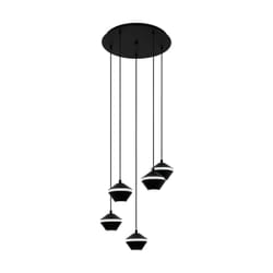 EGLO Perpigo éclairage en suspension Support flexible GU10 Noir, Blanc
