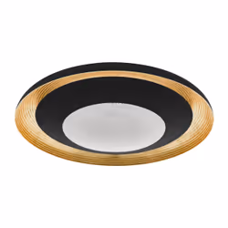 EGLO Canicosa 2, LED, 4600 lm, IP20, Noir, Or, Transparent