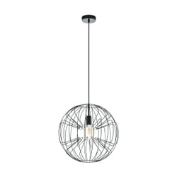 EGLO Okinzuri éclairage en suspension Support flexible E27 Noir, Nickel