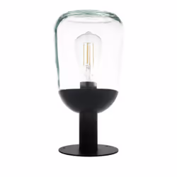 EGLO Donatori, Piedestal extérieur/Lampadaire, Noir, Aluminium, IP44, I, Fixation au plancher