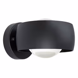 EGLO Treviolo 1, Surface, 2 ampoule(s), 3000 K, IP44, Noir, Blanc