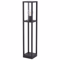 EGLO Cascinetta, Éclairage de plancher extérieur, Noir, Aluminium, IP54, I, Transparent