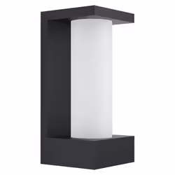 EGLO Cividino, Surface, 1 ampoule(s), Ampoule(s) non remplaçable(s), IP44, Noir, Blanc