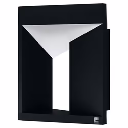 EGLO Nembro, Rectangle, 1 ampoule(s), Ampoule(s) non remplaçable(s), 3000 K, IP54, Noir, Blanc