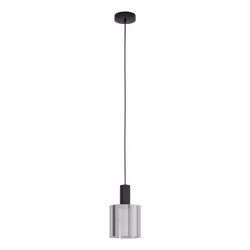 EGLO Gorosiba, Support de fixation, Noir, Acier, Translucide, Verre, Acier, Verre, Rond