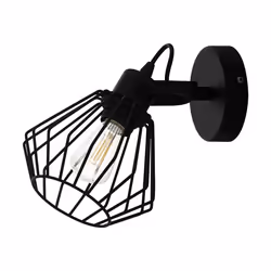 EGLO Tabillano, Spot d'éclairage de surface, E27, 1 ampoule(s), 220-240 V, Noir