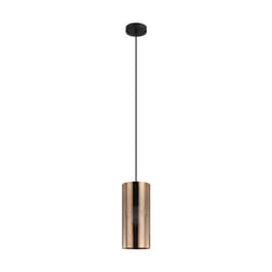 EGLO Tabiago éclairage en suspension Support de fixation E27 40 W Noir, Or rose