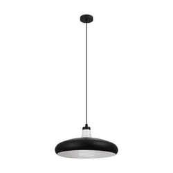EGLO Tabanera-C éclairage en suspension E27 9 W Noir, Blanc