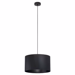 EGLO Maserlo 1, Support flexible, Noir, Noir, Acier, Tissu, Rond