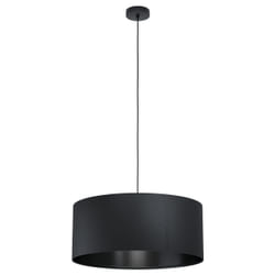 EGLO Maserlo 1 éclairage en suspension Support flexible E27 Noir
