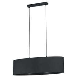 EGLO Maserlo 1 éclairage en suspension Support flexible E27 Noir