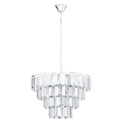 EGLO Erseka éclairage en suspension Support flexible E14 Chrome