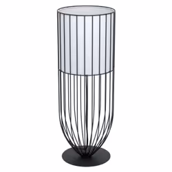 EGLO Nosino, Noir, Blanc, Tissu, Acier, Chambre à coucher, Salon, IP20, II, E27