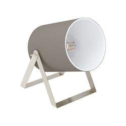 EGLO Villabate 1 lampe de table E27 25 W Nickel, Acier satin