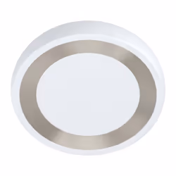 EGLO Ruidera, 1 ampoule(s), LED, IP20, Argent, Blanc