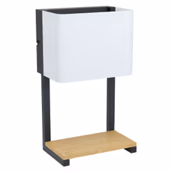 EGLO Galdakao, Surface, 3000 K, IP20, Noir, Blanc, Bois