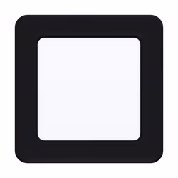 EGLO Fueva 5, Spot lumineux encastrable, 4000 K, 700 lm, 220-240 V, Noir, Blanc