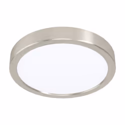 EGLO Fueva 5, 1 ampoule(s), LED, IP20, Acier satin, Blanc