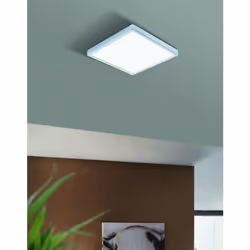 EGLO Fueva 5 éclairage de plafond Chrome, Blanc LED F
