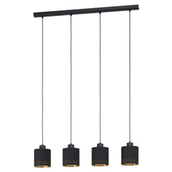 EGLO Esteperra éclairage en suspension Support flexible E27 Noir, Or