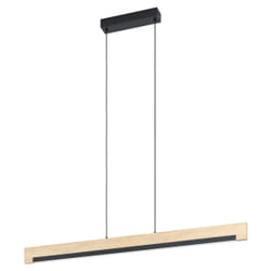 EGLO Camacho éclairage en suspension Support flexible Noir, Marron