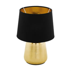 EGLO Manalba 1 lampe de table E14 40 W Noir, Or