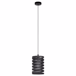 EGLO Cremella, Support flexible, Noir, Noir, Acier, Rond, Intérieure