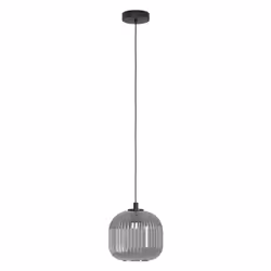 EGLO Mantunalle 1, Support flexible, Noir, Transparent, Noir, Transparent, Verre, Acier, Verre, Intérieure
