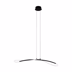 EGLO Egidonella, Support flexible, Noir, Blanc, Noir, Blanc, Plastique, Acier, Noir, Intérieure