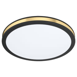 EGLO Pescaito éclairage de plafond Noir, Or, Blanc LED