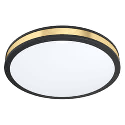 EGLO Pescaito éclairage de plafond Noir, Or, Blanc LED
