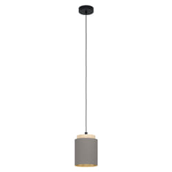 EGLO Albariza éclairage en suspension Support de fixation E27 40 W Noir, Marron
