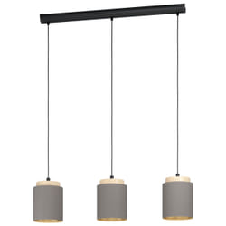 EGLO Albariza éclairage en suspension Support de fixation E27 40 W Noir, Marron